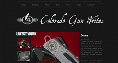 Desktop Screenshot of coloradogunwrites.com