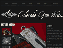 Tablet Screenshot of coloradogunwrites.com